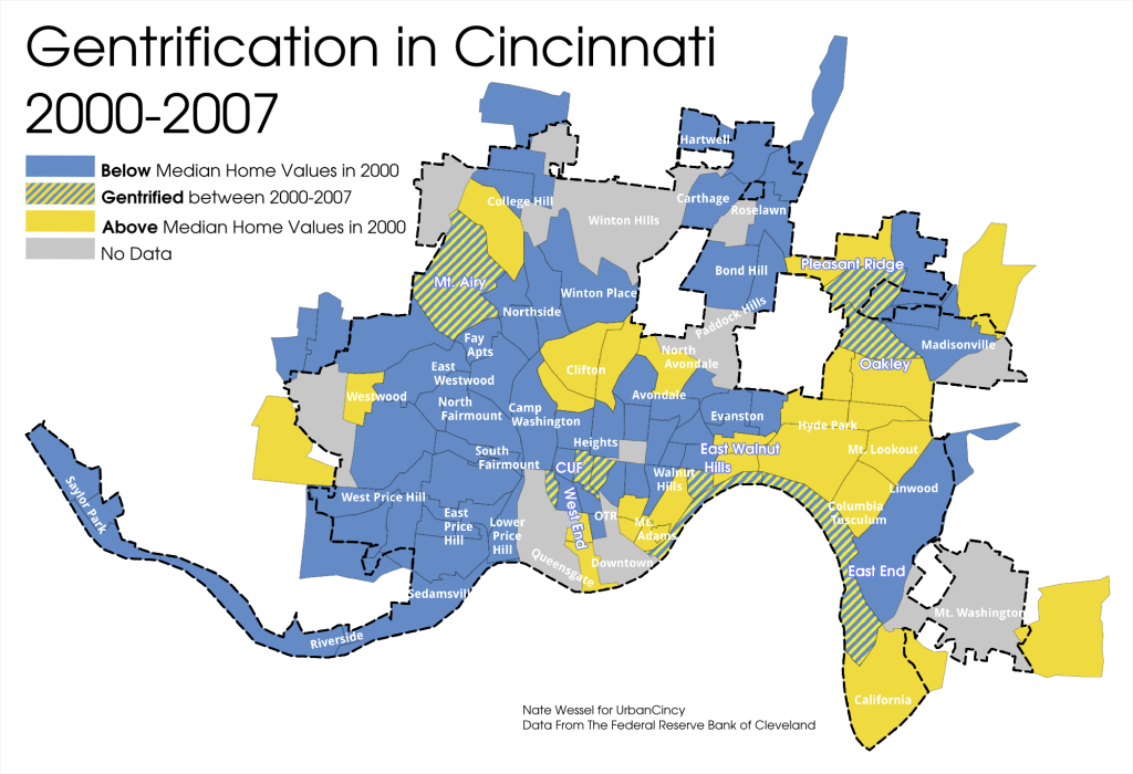 Gentrification Occurring In More Than Cincinnatis Center City Neighborhoods Urbancincy 1669