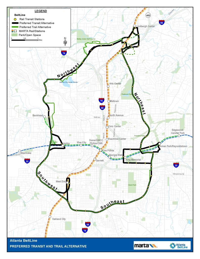 Atlanta BeltLine Transit Map – UrbanCincy