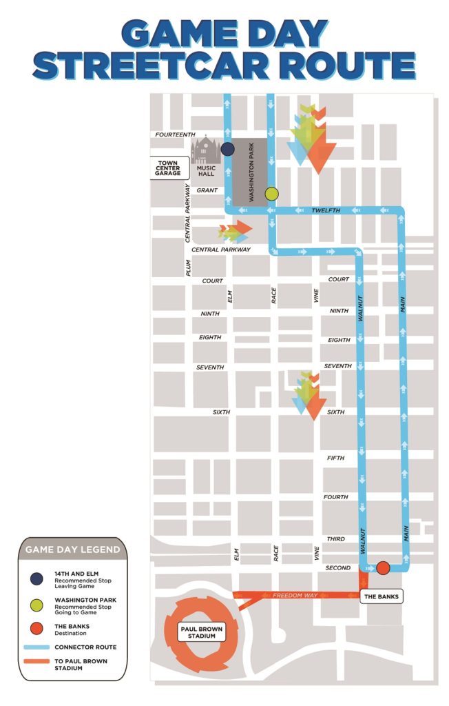 Cincinnati Streetcar Route Map